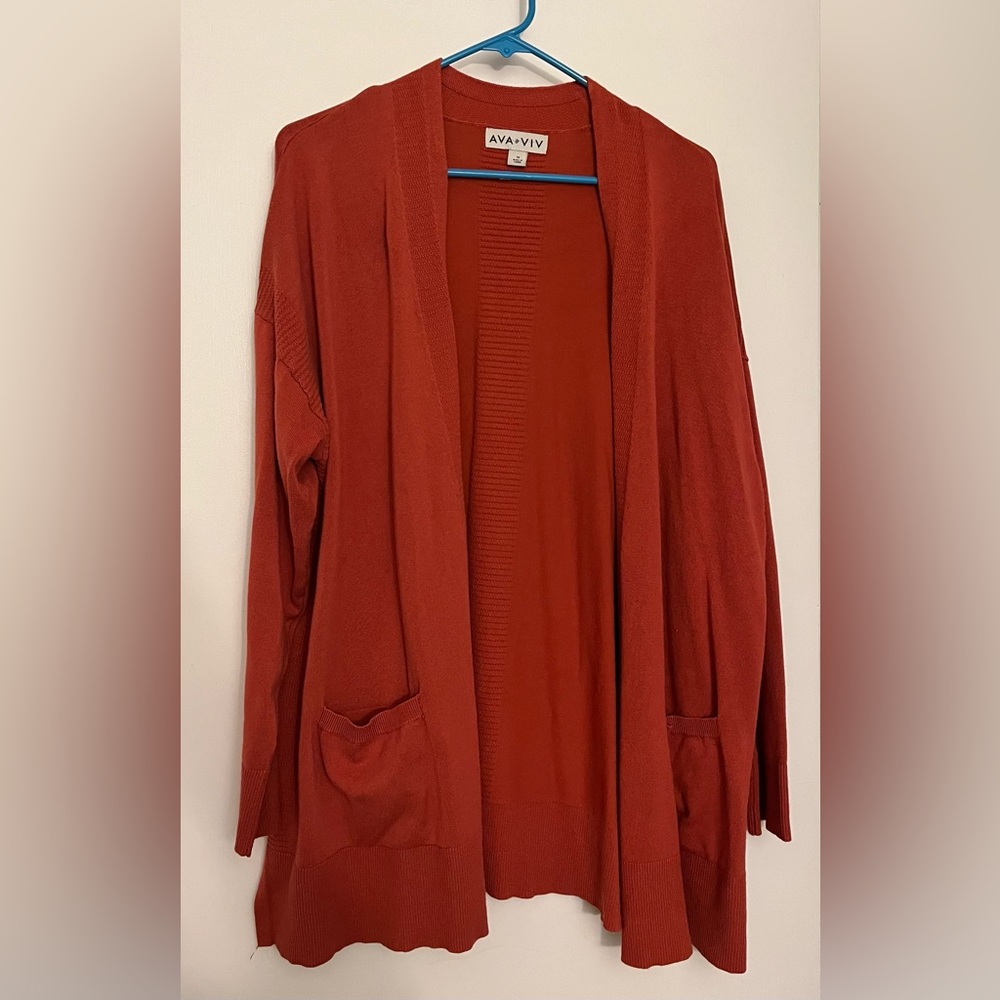 Ava & Viv Cardigan with Pockets Size 1x